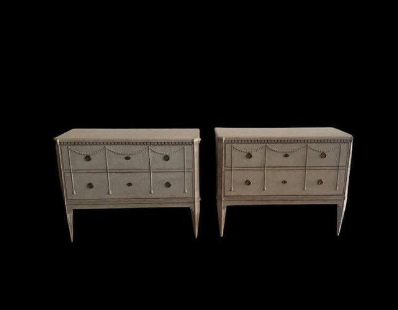 A pair of Gustavian Chests of drawers Ref.22031