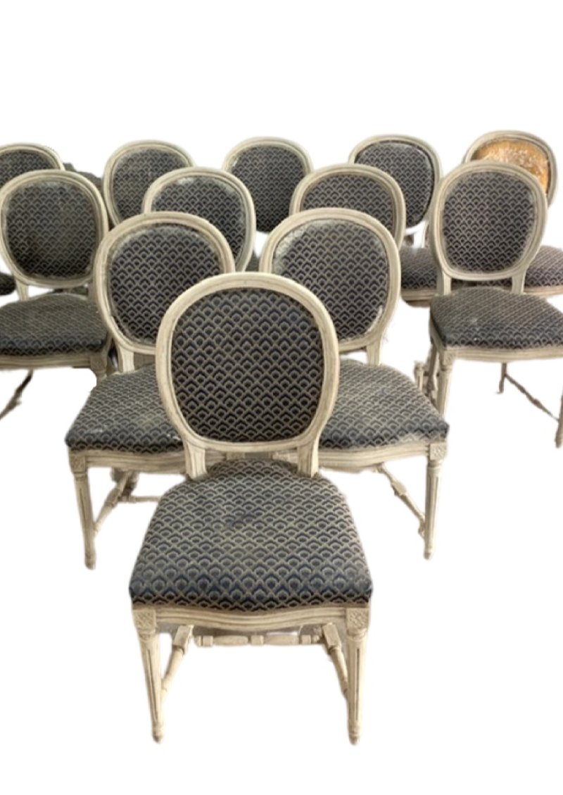 A set of Gustavian Style Chairs Ref.21076