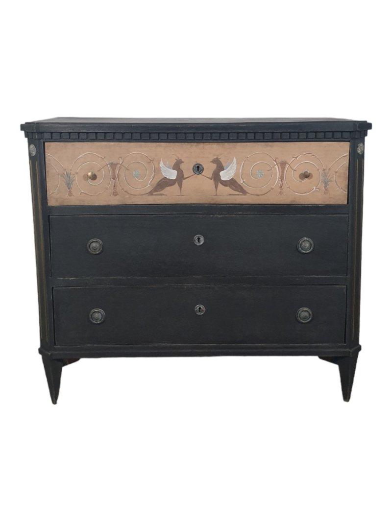 Swedish Empire style Chest of Drawers Ref. 23121