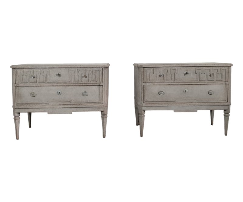 Pair of Gustavian-style Chest of Drawers Ref. 23145
